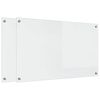 vidaXL Protection de cuisine Transparent 100 x 60 cm verre trempé