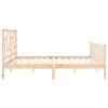 vidaXL Cadre de lit sans matelas 200x200 cm bois massif de pin