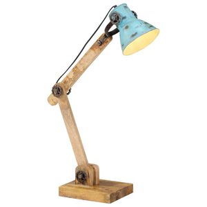 vidaXL Lampe de bureau 25 W bleu d&eacute;lav&eacute; 23x18x96 cm E27