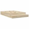 vidaXL Cadre de lit avec rangement avec tiroir Ch&ecirc;ne Sonoma 160 cm