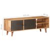 vidaXL Meuble TV 115x30x39 cm Bois d'acacia massif