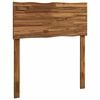vidaXL T&ecirc;te de lit en bois brut ROSTOCK Naturel 90 cm
