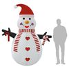 vidaXL Bonhomme de neige gonflable avec LED 250 cm