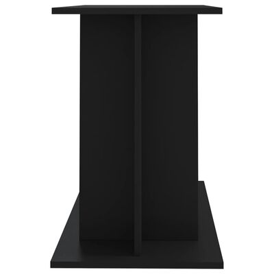 vidaXL Support pour aquarium noir 100x40x60 cm bois d'ingénierie