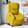 vidaXL Fauteuil inclinable Jaune Velours