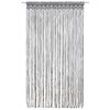 vidaXL Rideau en macramé Anthracite 140x240 cm Coton