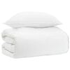 vidaXL Ensemble de Duvet Blanc 135 x 200 cm Coton, Bambou, Polyester