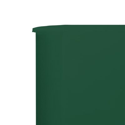 vidaXL Paravent 9 panneaux Tissu 1200 x 120 cm Vert