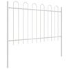 vidaXL Cl&ocirc;ture de jardin 8 pcs Blanc 13,6 x 0,8 m