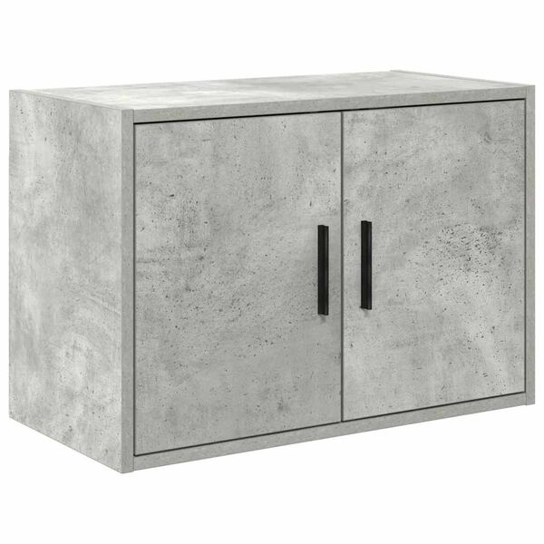 vidaXL Armoire murale de garage gris b&eacute;ton bois d'ing&eacute;nierie