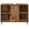 vidaXL Ensemble de Meubles de Salle de Bain Autre 3 pcs Bois Ancien