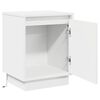 vidaXL Cabinet de chevet 2 pcs Blanc 39 x 34,5 x 50 cm