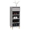 vidaXL Armoire &agrave; chaussures Sonoma gris 40x36x105 cm Bois d'ing&eacute;nierie
