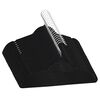 vidaXL Cintres antid&eacute;rapants 20 pcs Noir Velours