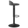vidaXL Tabouret de bar Gris foncé Velours