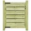 vidaXL Portillon Bois de pin impr&eacute;gn&eacute; 100x100 cm Vert