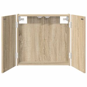 vidaXL Cabinet pour cible Ch&ecirc;ne Sonoma 56 x 12 x 53,5 cm