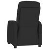 vidaXL Fauteuil inclinable &eacute;lectrique Noir Tissu
