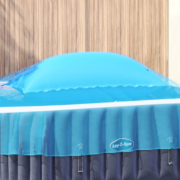 vidaXL Coussin de piscine d'hiver Bleu 380 x 180 x 140 cm PVC