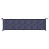 vidaXL Coussin de banc de jardin bleu marine 200x50x7 cm tissu oxford