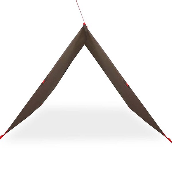 vidaXL B&acirc;che de camping marron 406x306 cm imperm&eacute;able