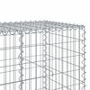 vidaXL Panier gabion avec couvercle 850x100x100 cm fer galvanis&eacute;
