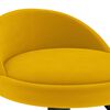 vidaXL Tabourets de bar lot de 2 Jaune Velours