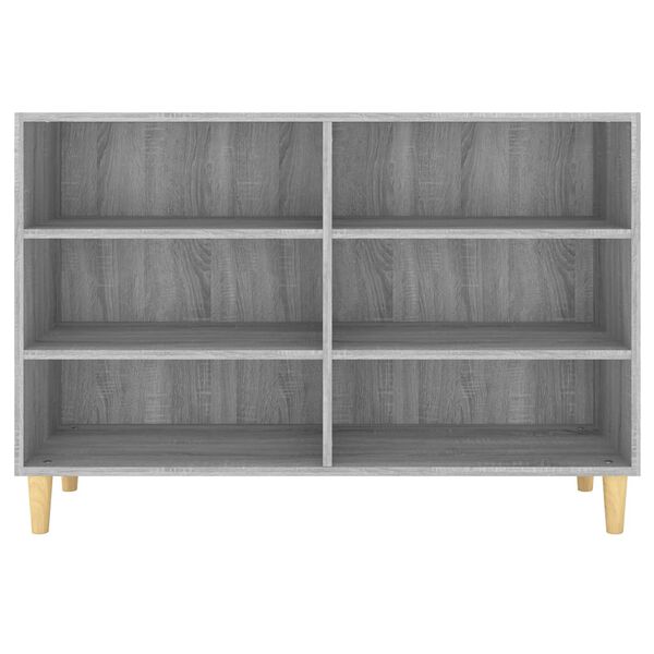 vidaXL Buffet sonoma gris 103,5x35x70 cm bois d'ing&eacute;nierie