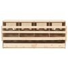 vidaXL Pondoir 4 compartiments 106x40x45 cm bois de pin massif