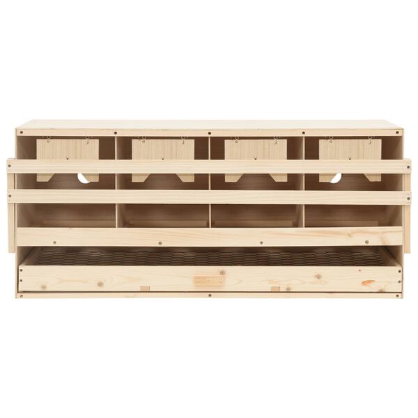 vidaXL Pondoir 4 compartiments 106x40x45 cm bois de pin massif