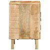 vidaXL Table de chevet 2 pcs 40x32x46 cm bois massif de manguier brut