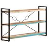 vidaXL Biblioth&egrave;que 3 niveaux 140x30x80 cm Bois de r&eacute;cup&eacute;ration massif