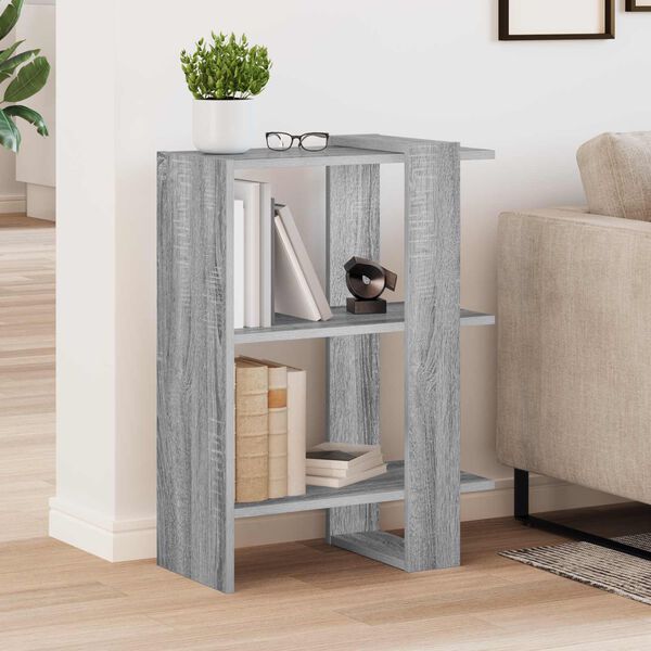 vidaXL &Eacute;tag&egrave;re Gris Sonoma 52 x 25 x 71,5 cm Bois d'ing&eacute;nierie
