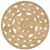 vidaXL Tapis fait &agrave; la main Jute tress&eacute;e 150 cm