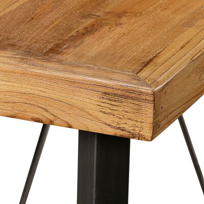 vidaXL Table de bar Teck recyclé massif 150x70x106 cm