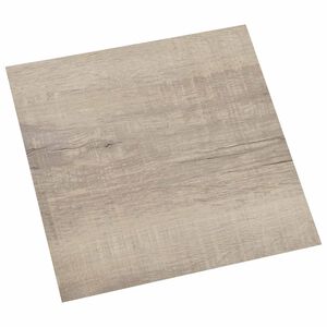 vidaXL Planches de sol Taupe 5,11 m&sup2; 55 pi&egrave;ces PVC
