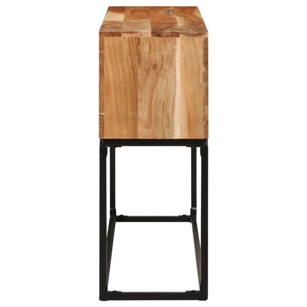 vidaXL Table console 120x30x75 cm Bois d'acacia massif