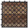 vidaXL Carreaux de terrasse 20pcs D&eacute;lavage gris 30x30 cm Acacia solide