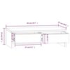 vidaXL Support pour moniteur 50x27x15 cm Bois de pin solide