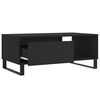 vidaXL Table basse Noir 90x50x36,5 cm Bois d'ing&eacute;nierie