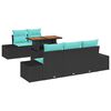 vidaXL Ensemble de salle &agrave; manger pour jardin 6 pc 5-Nombre de places