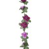 vidaXL Guirlandes de fleurs de Noël 6 pcs violet clair 250 cm