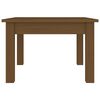 vidaXL Table basse Marron miel 45x45x30 cm Bois massif de pin