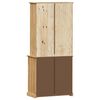 vidaXL Buffet haut VIGO 80x40x176 cm bois massif de pin