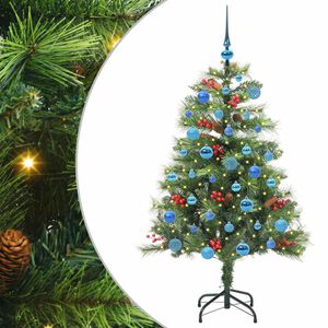 vidaXL Sapin de No&euml;l artificiel Vert 150 cm PVC et m&eacute;tal