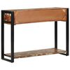 vidaXL Table console multicolore 100x35x75 cm bois massif r&eacute;cup&eacute;ration