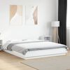 vidaXL Cadre de lit sans matelas blanc 160x200 cm