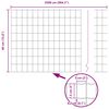 vidaXL Cl&ocirc;ture avec poteau Gris 0,4 x 25 m Acier et PVC