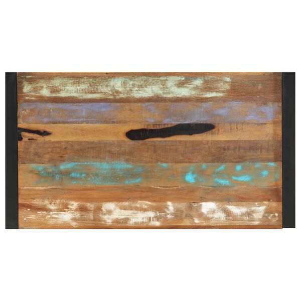 vidaXL Table de bar 110x60x110 cm Bois massif de récupération