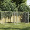 vidaXL Cage pour chien Argent 400 x 200 x 200 cm Acier galvanisé